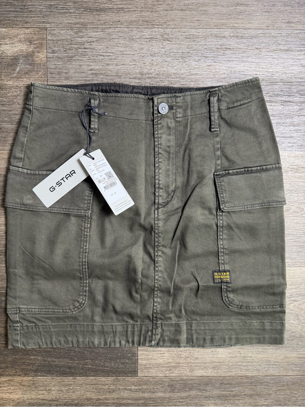 G-Star Olive Green Cargo Mini Skirt